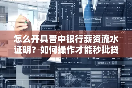 怎么开具晋中银行薪资流水证明？如何操作才能秒批贷款？
